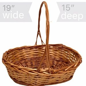 SOLD excellent condition: honey wicker basket